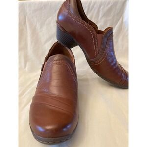 Cobb Hill Brown Leather Ankle Booties Women's Size 8.5